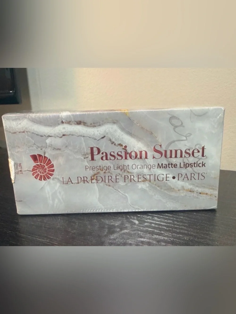 Predire La Prestige Paris Passion Sunset Creamy Peach Lipstck ~ Retail $180